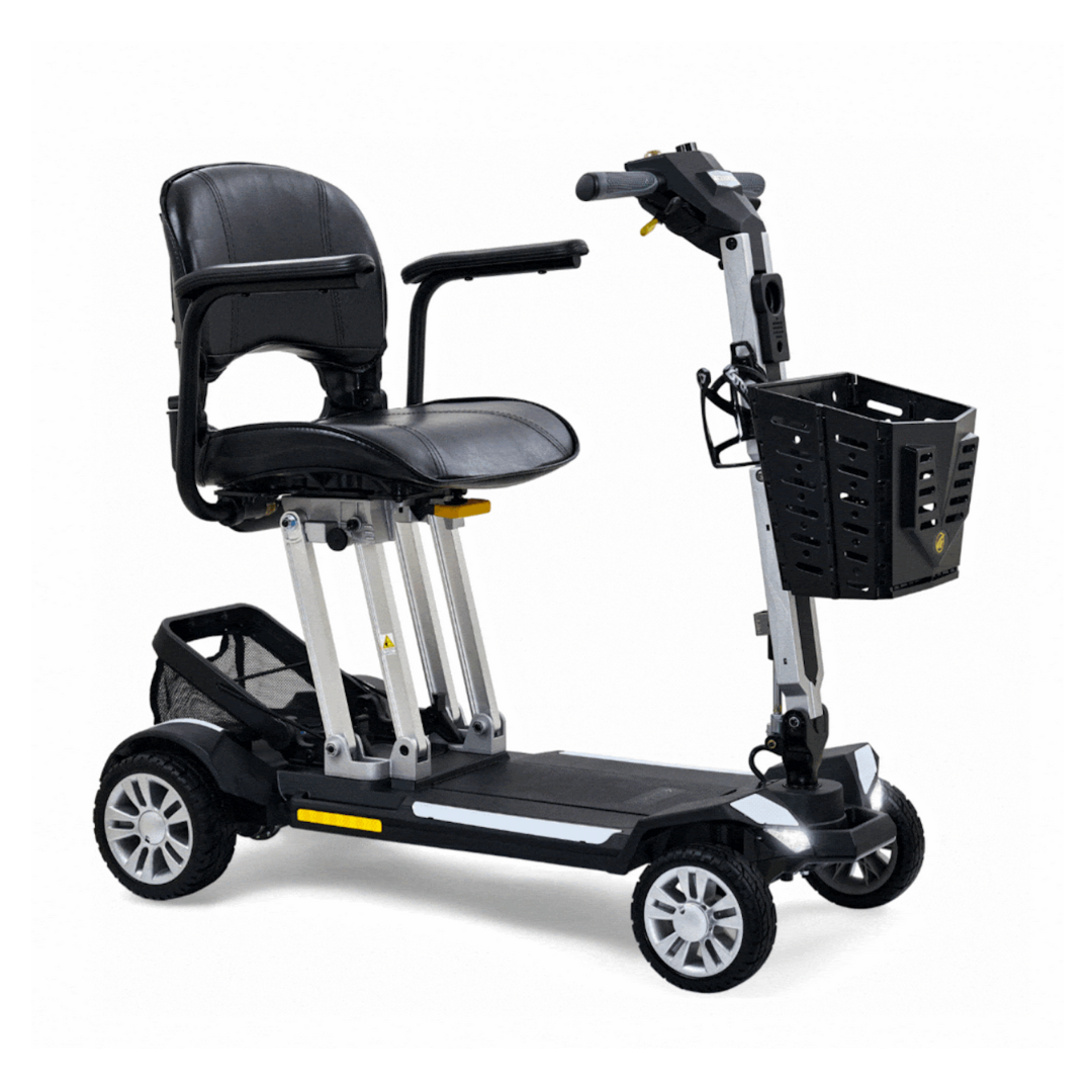 Golden Tech GB120 Buzzaround Carry-On Folding Airline Approved Travel Scooter - Blowout Sale - Senior.com Scooters